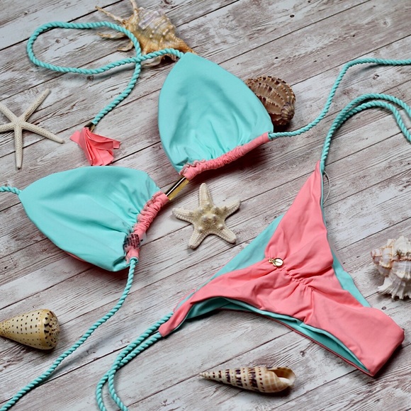 Double face bikini set - top & bottom - 2 piece - Picture 6 of 15